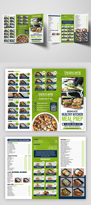 Flyer Design by debdesign for DEDICATE Healthy Kitchen | Design: #29137285