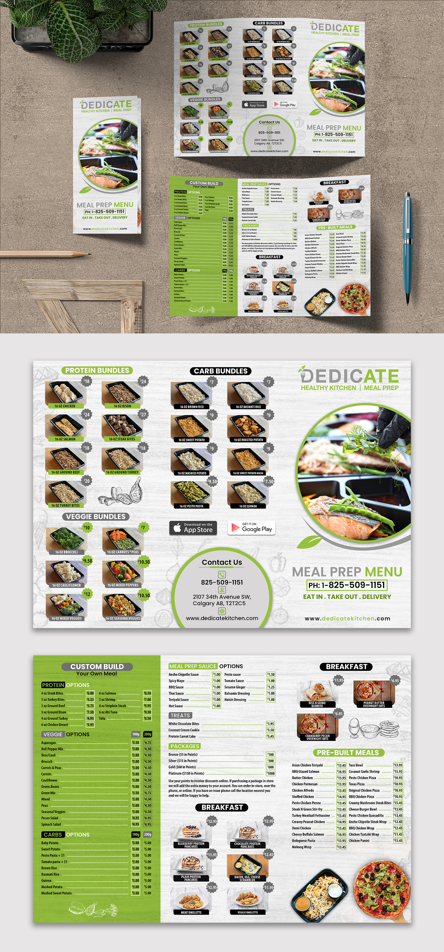 Flyer Design by debdesign for DEDICATE Healthy Kitchen | Design #29137586