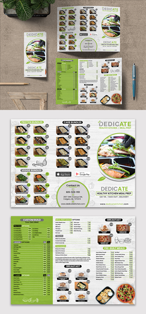 Flyer Design by debdesign for DEDICATE Healthy Kitchen | Design: #29137587