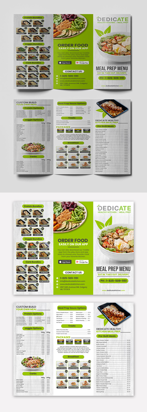 Flyer Design by debdesign for DEDICATE Healthy Kitchen | Design: #29142318