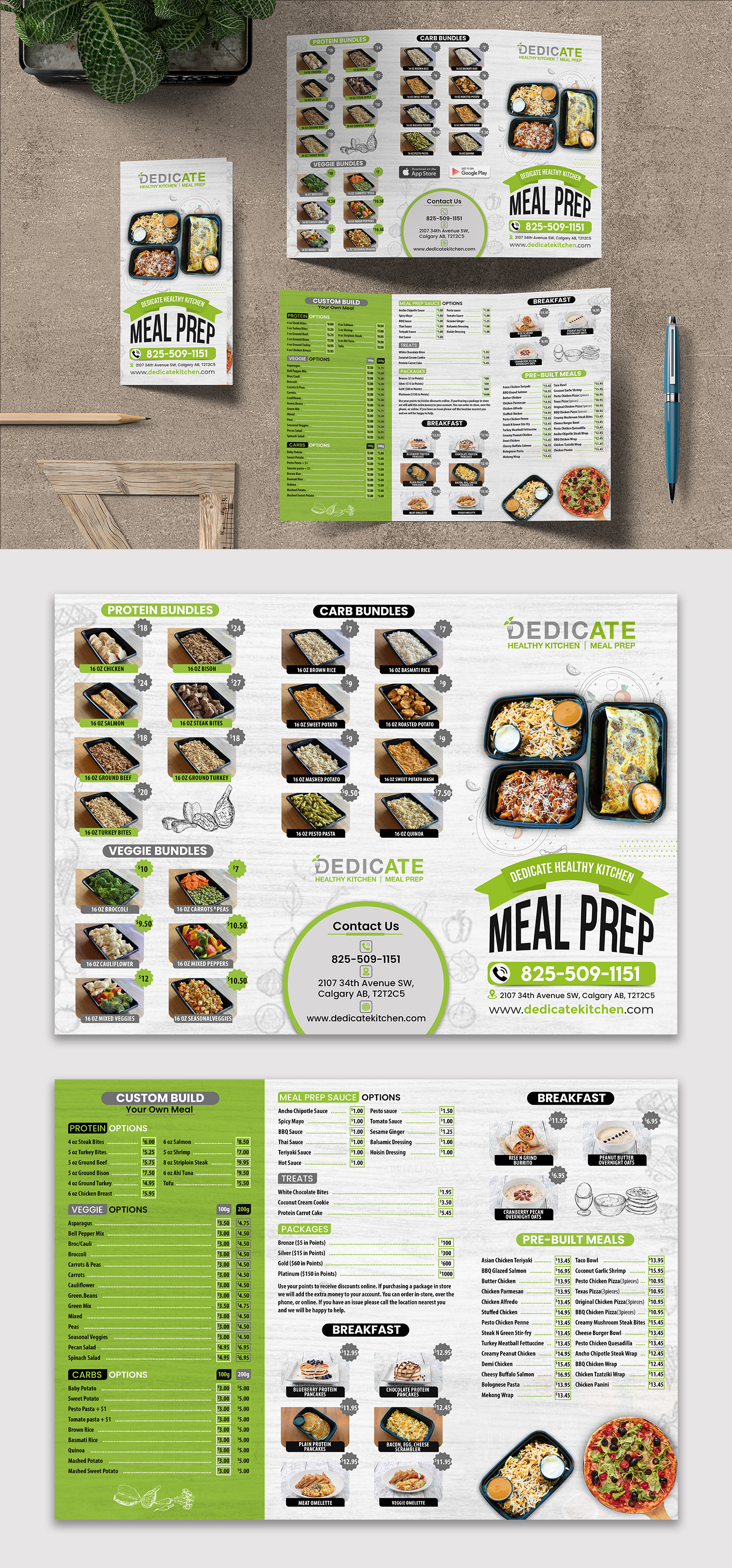Flyer Design by debdesign for DEDICATE Healthy Kitchen | Design #29148270