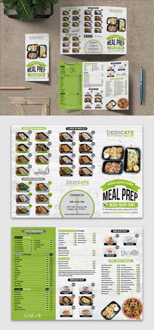 Flyer Design by debdesign for DEDICATE Healthy Kitchen | Design: #29148270
