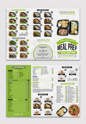 Flyer Design by debdesign for DEDICATE Healthy Kitchen | Design: #29164982