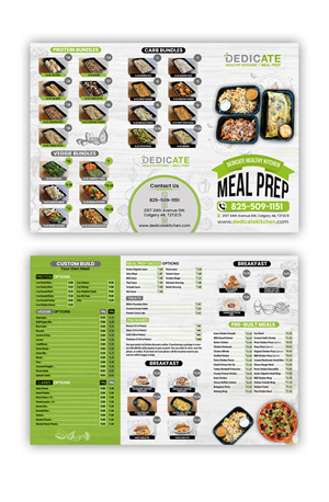 Flyer Design by debdesign for DEDICATE Healthy Kitchen | Design: #29176289