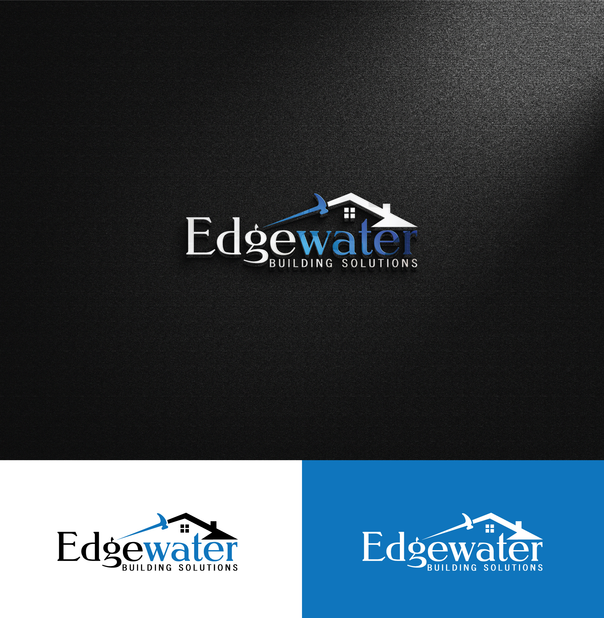 Logo Design by StromDesignHub for Edgewater Building Solutions  | Design #29139290