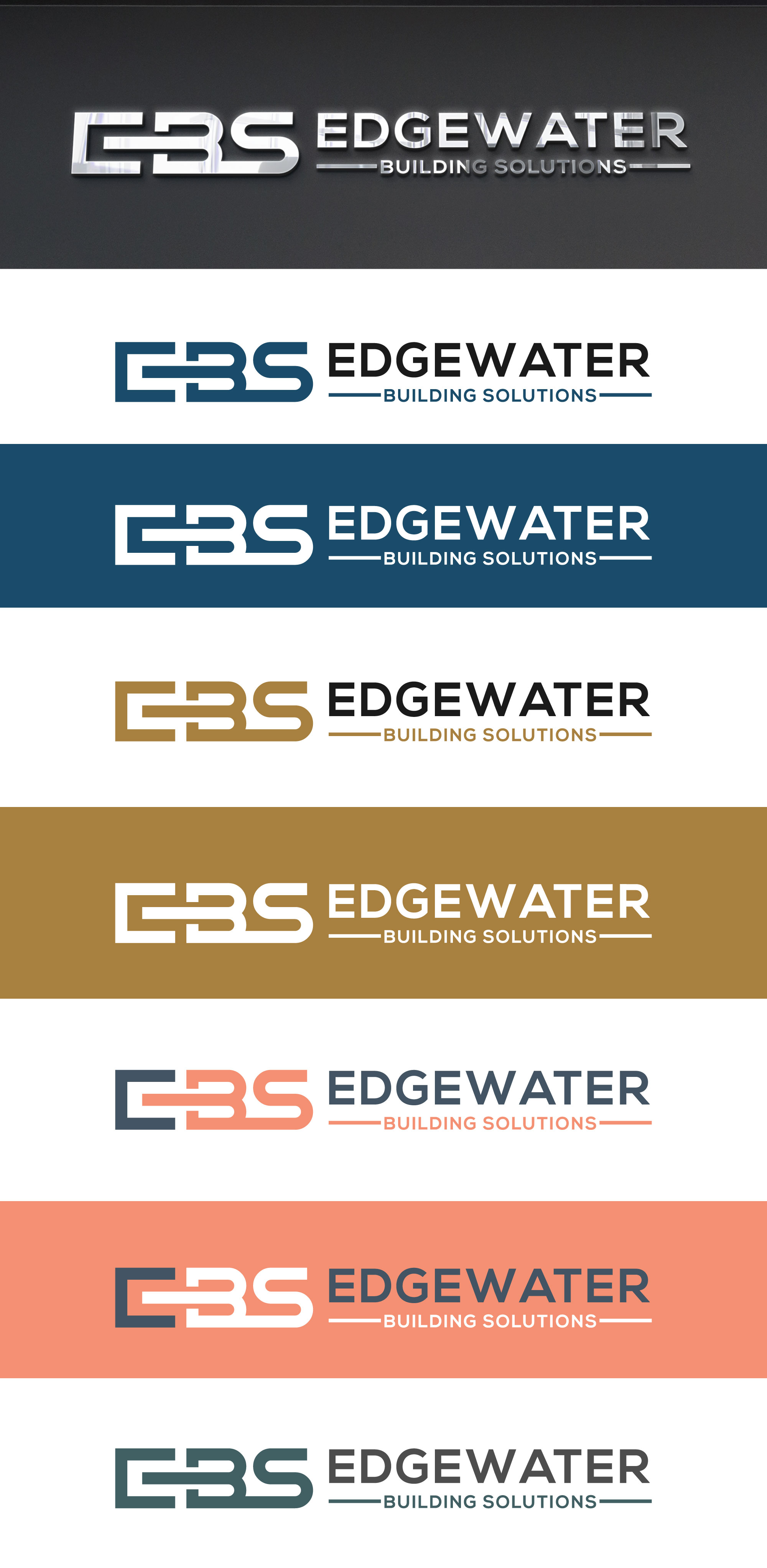 Logo-Design von riyad123 für Edgewater Building Solutions  | Design #29224298