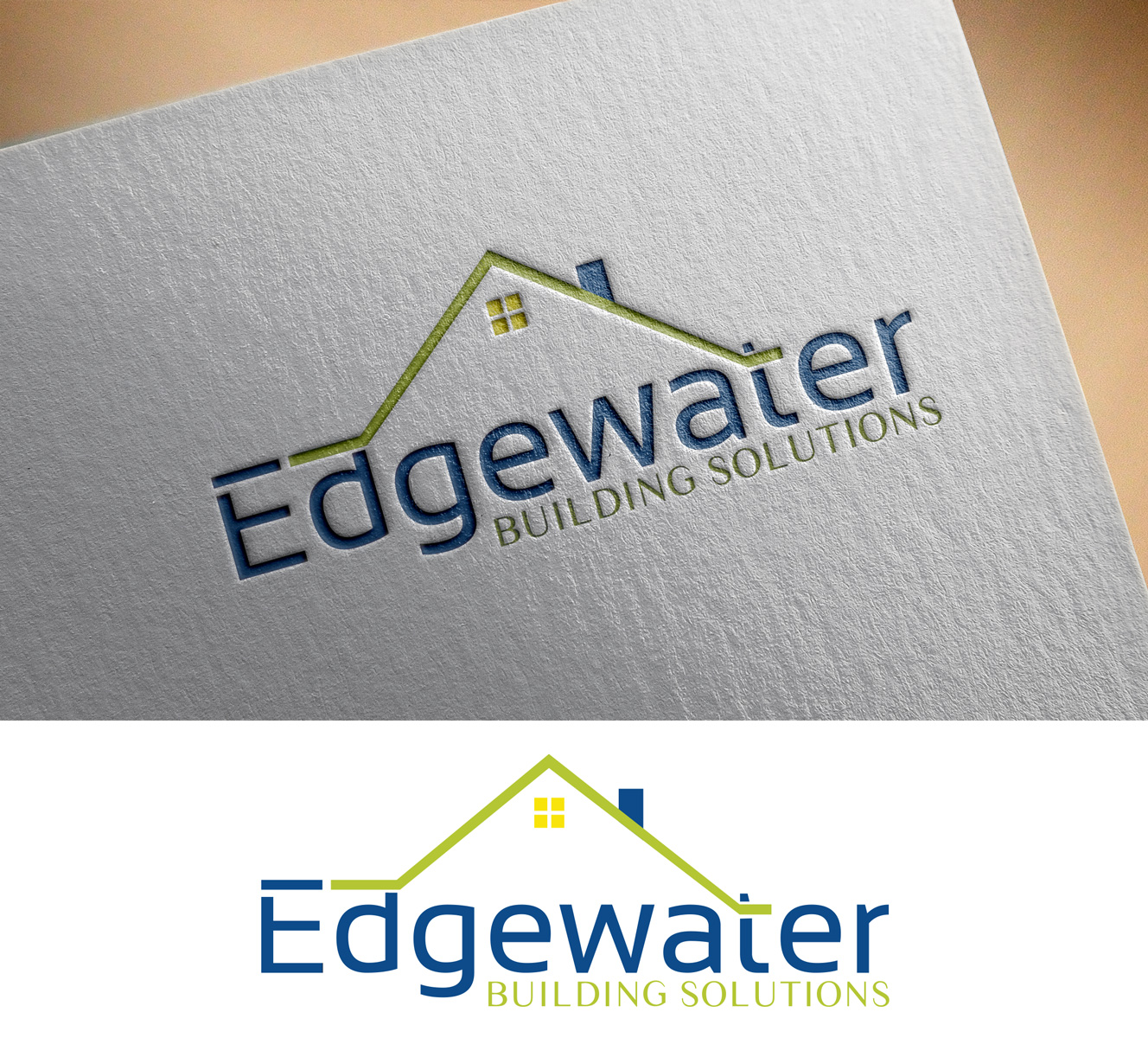 Logo Design by we with for Edgewater Building Solutions  | Design #29139314
