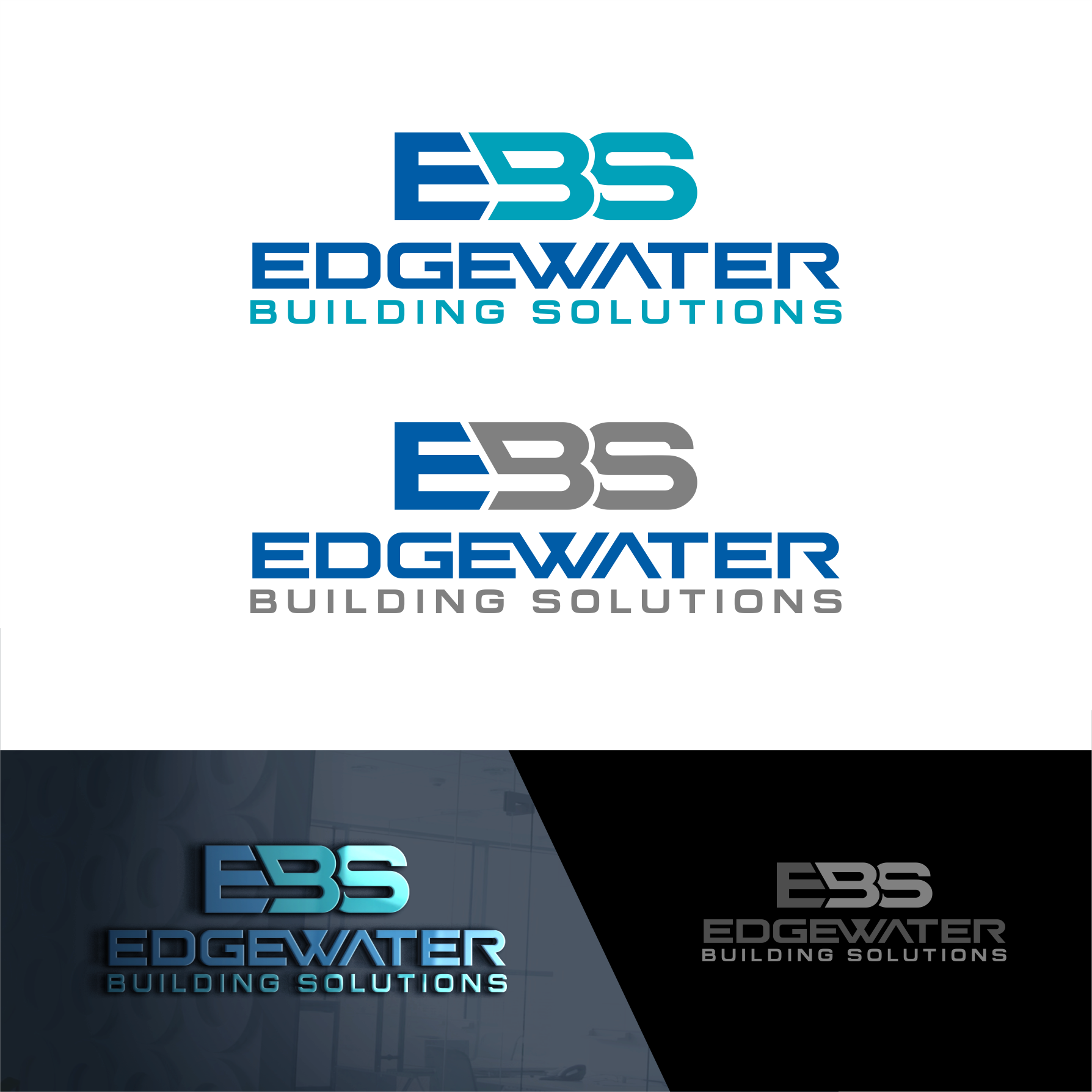 Logo Design by Arham Hidayat for Edgewater Building Solutions  | Design #29158435
