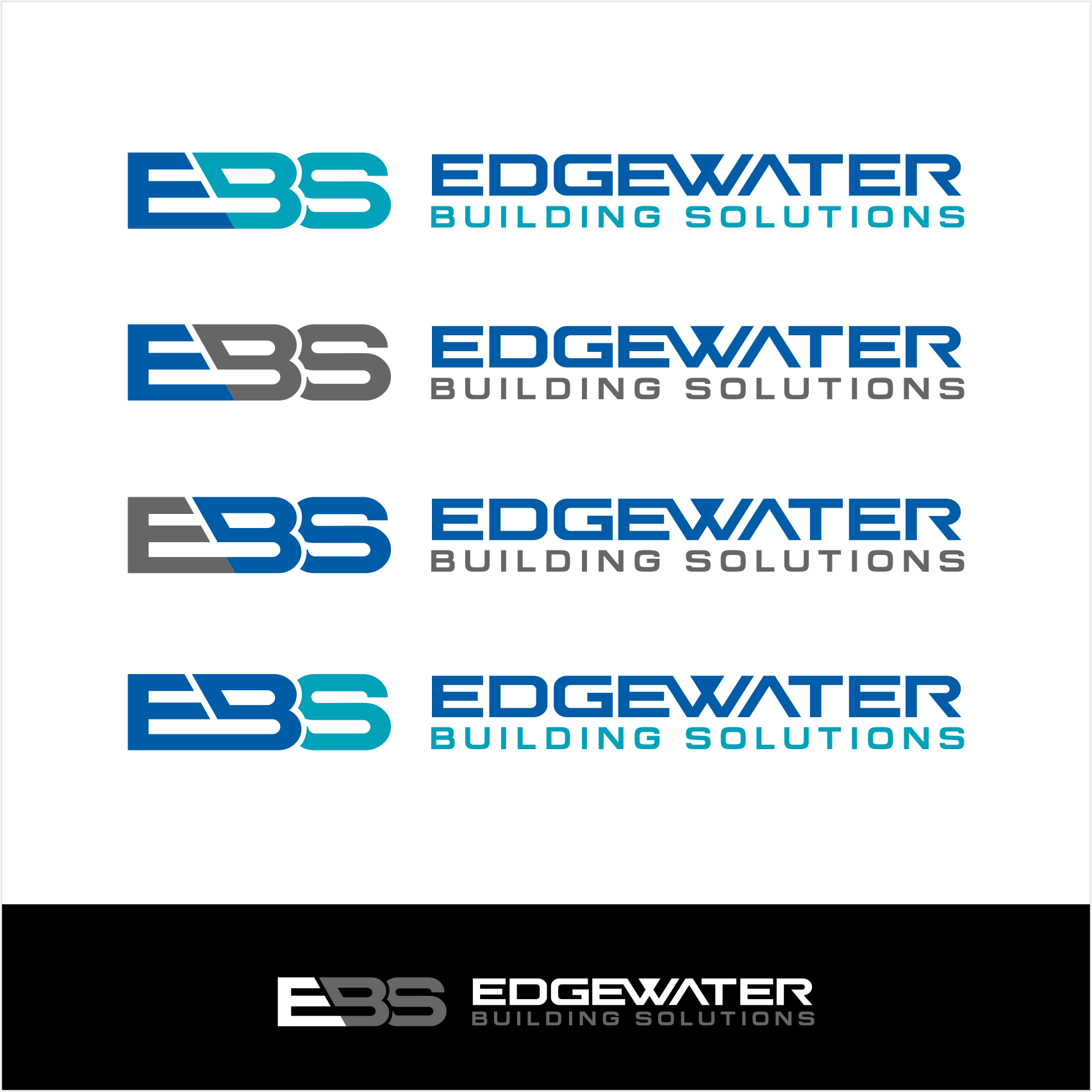 Logo Design by Arham Hidayat for Edgewater Building Solutions  | Design #29208065