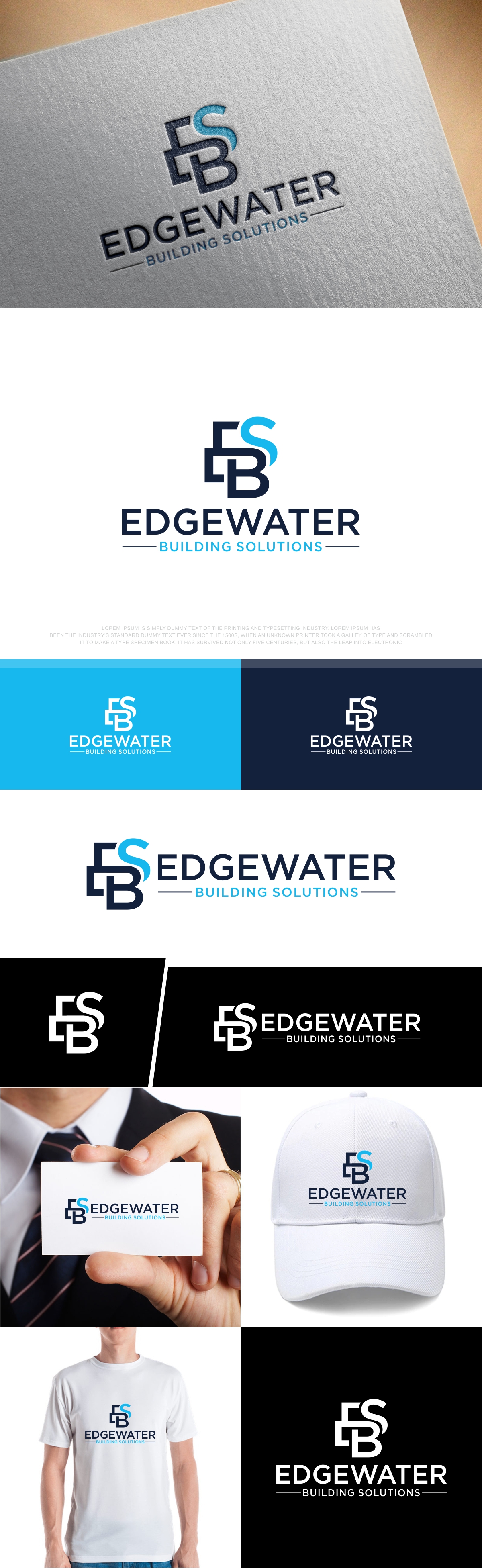 Design de Logo par fly  design pour Edgewater Building Solutions  | Design #29142860