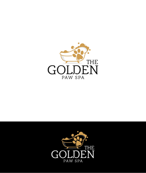 The Golden Paw Spa | Design de Logo par ecorokerz