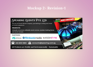 Banner-Design von Expert Designer für Spearing Events Pte Ltd | Design: #29167524