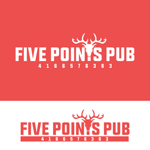 Five points pub 4166576363 | Diseño de Logo por Gerald Design 3