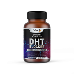 QGenix DHT Blocker label | Label Design by ronin71