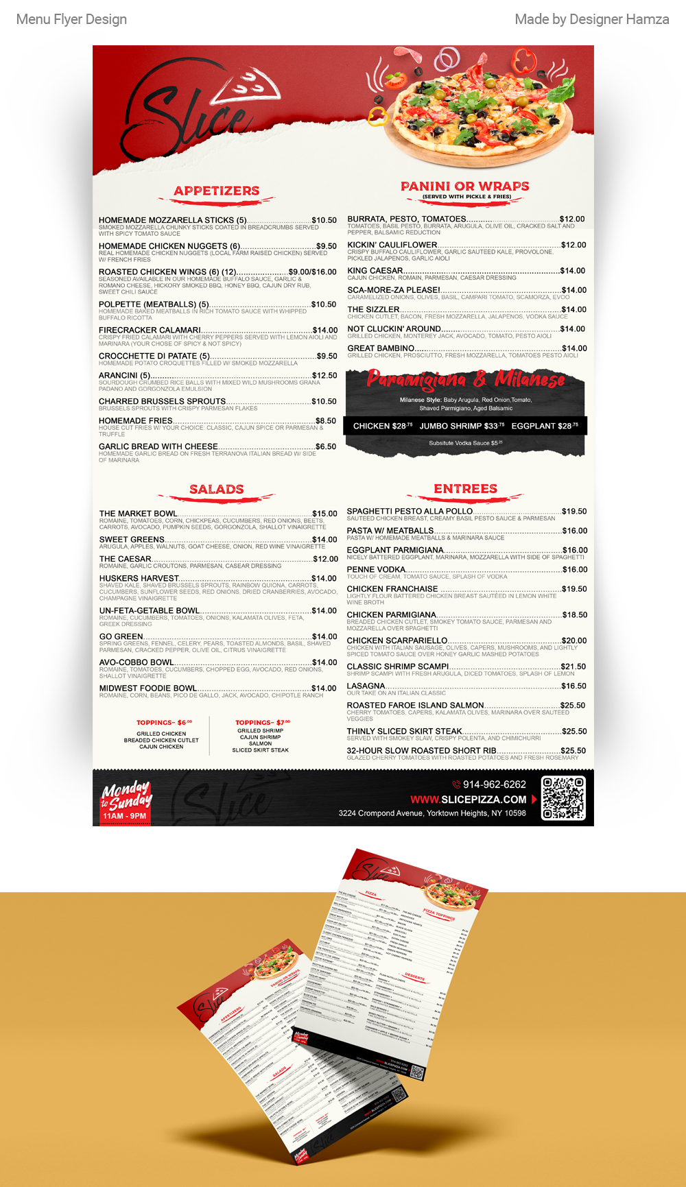 Flyer Design by Designer Hamza for this project | Design #29146968
