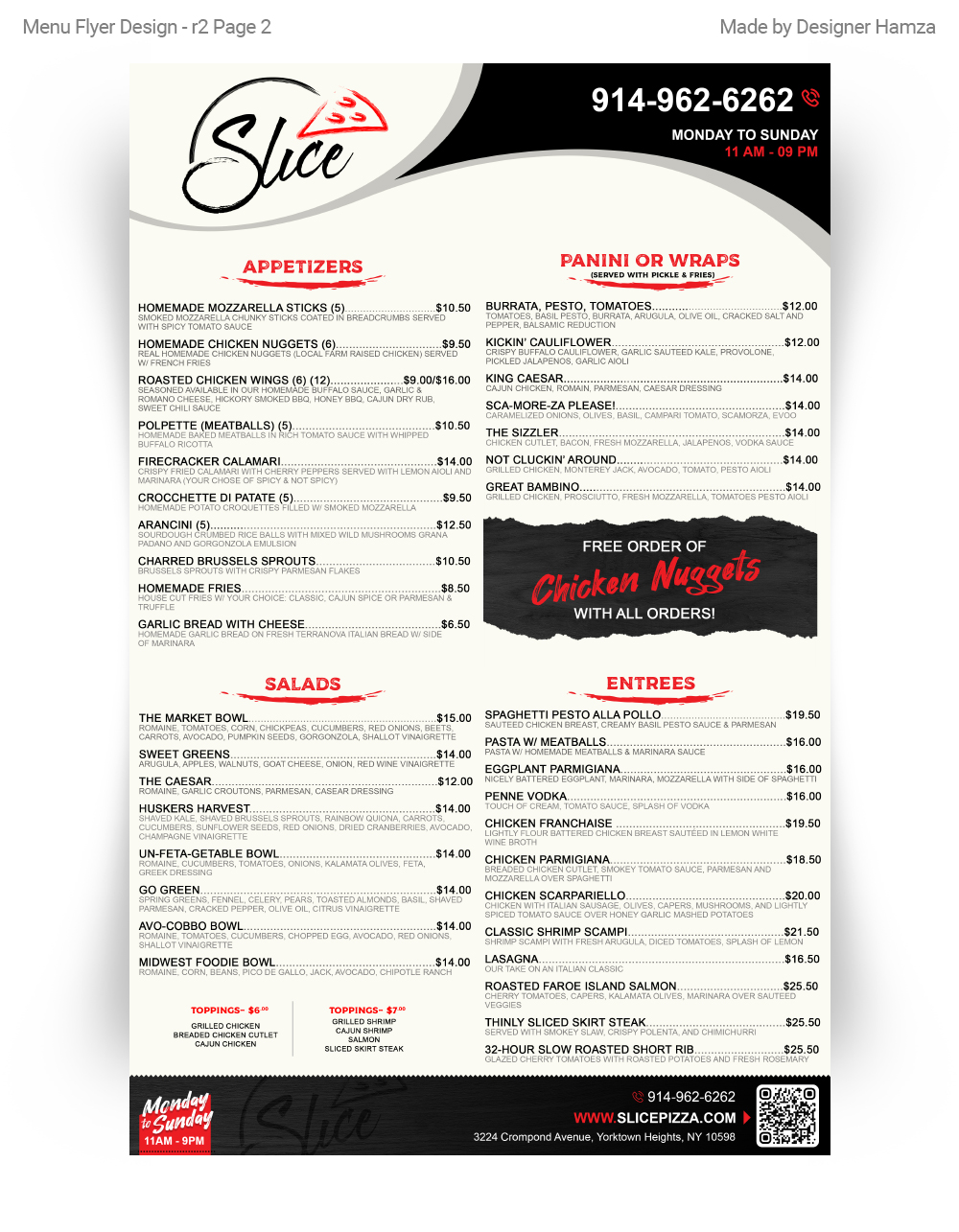 Flyer Design by Designer Hamza for this project | Design #29160251