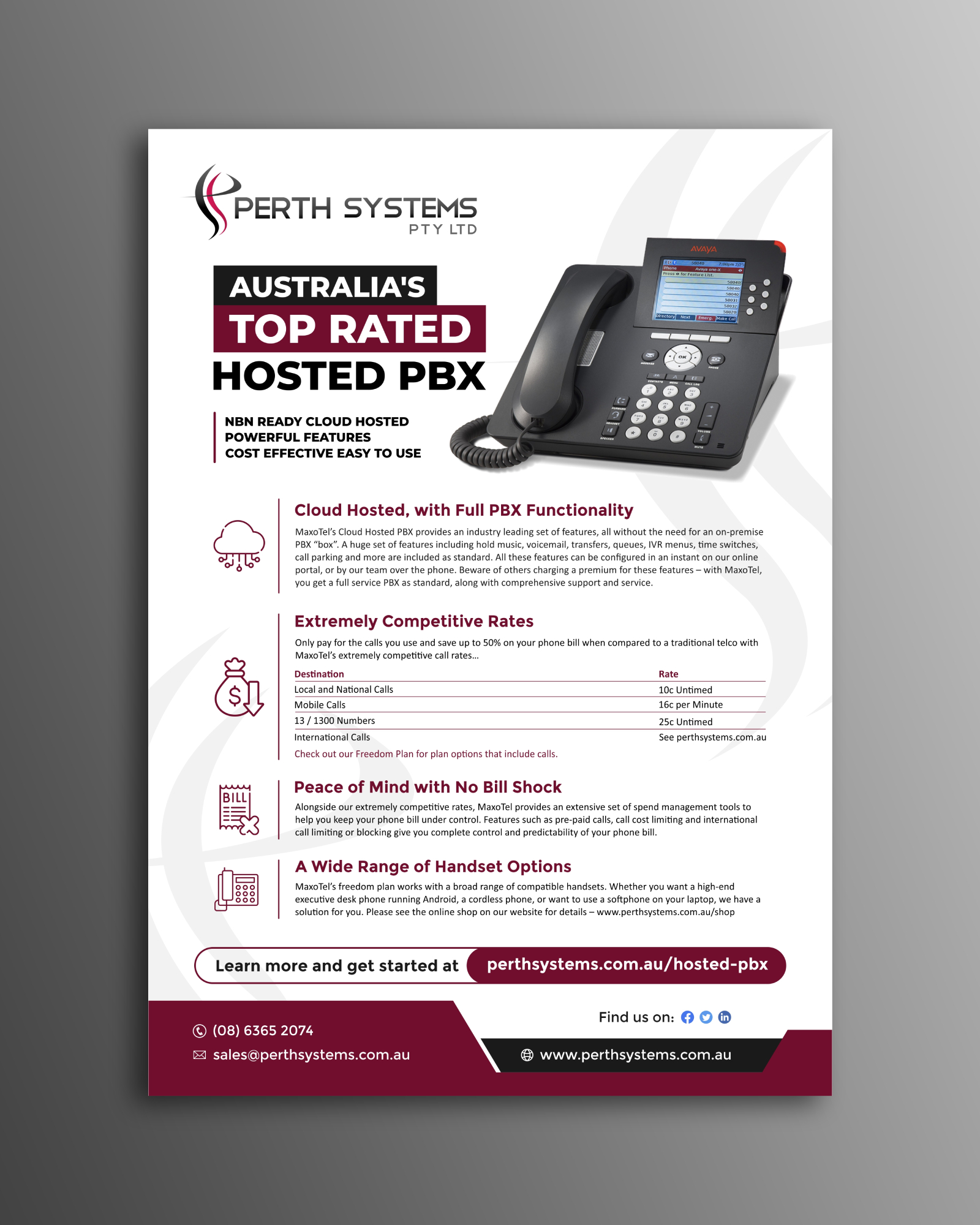 Diseño de Flyer por ecorokerz para Perth Systems | Diseño #29156284