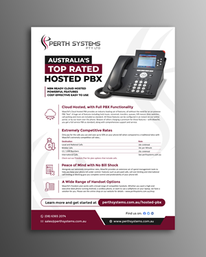 Design de Flyer par ecorokerz pour Perth Systems | Design : #29156284
