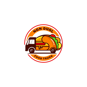 NDFT or Non Dual Food Truck or no text but showing gritty non-duality | Design de Logo par brand maker