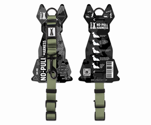 Packaging/hanging backer for @BAY™ No-Pull Dog Harness | Packaging Design by Emmi