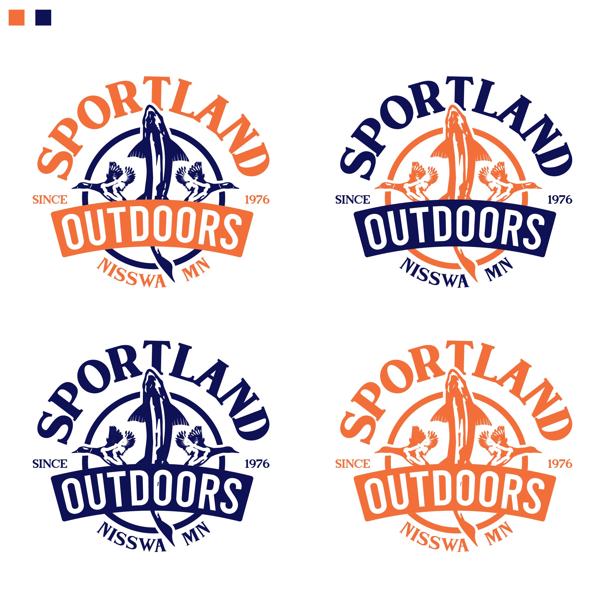 Logo Design by ILLUSTRATOR PRO for Sportland Outdoors | Design #29182744