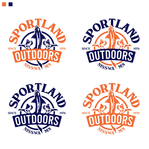 Logo Design by ILLUSTRATOR PRO for Sportland Outdoors | Design: #29182744