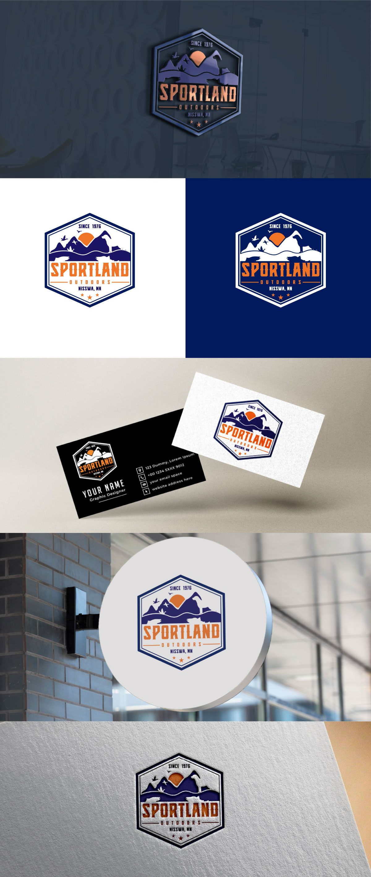 Logo Design by RS_Design for Sportland Outdoors | Design #29307833