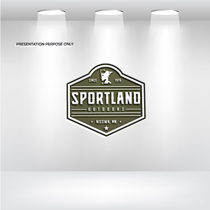 Logo Design by RS_Design for Sportland Outdoors | Design: #29313107