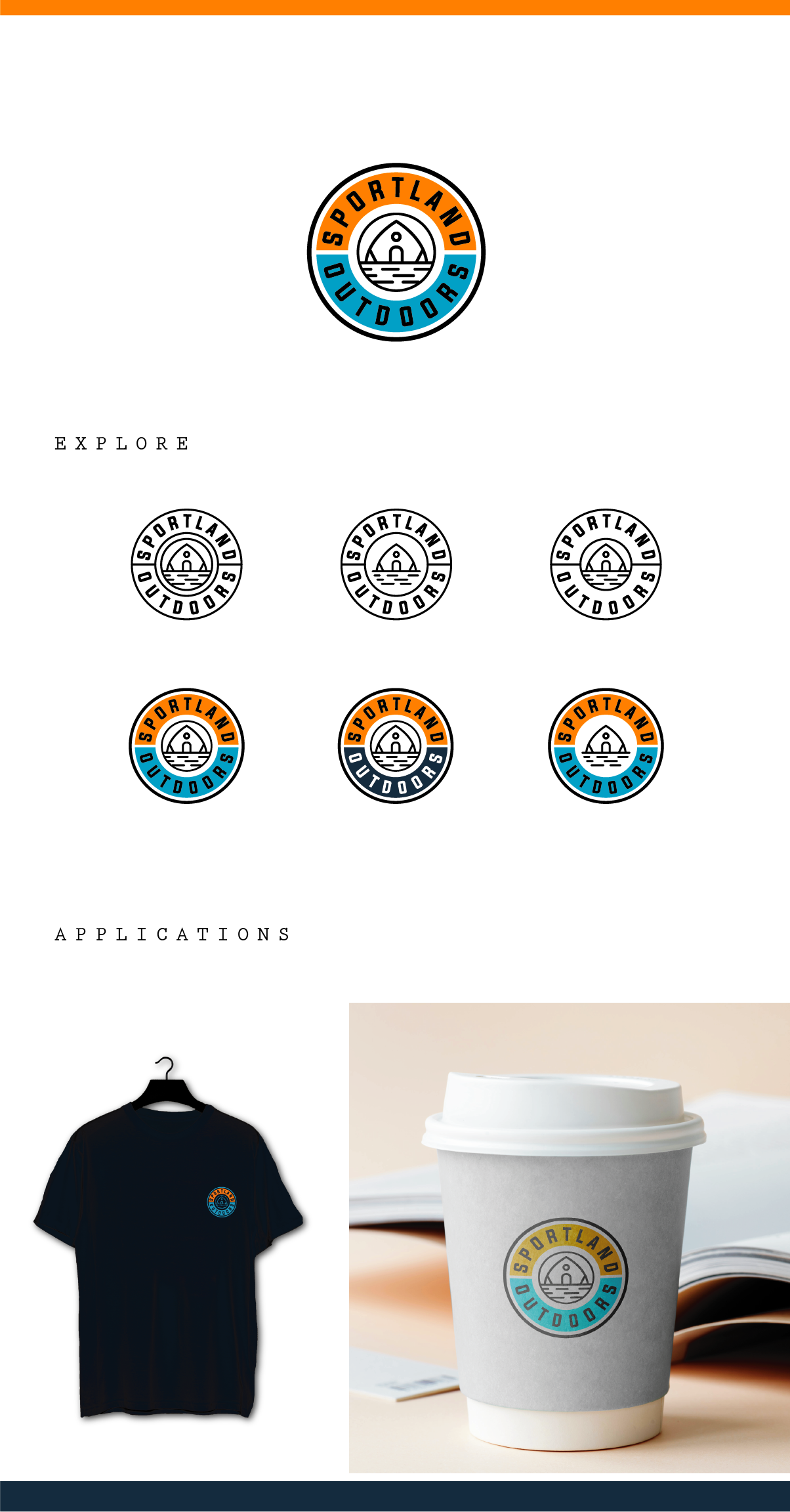 Logo Design by GraphicsJungle for Sportland Outdoors | Design #29170721