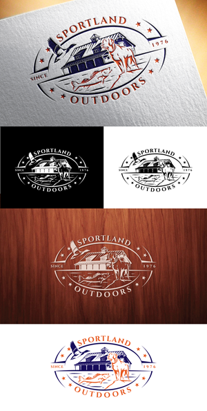 Logo Design by Logo Stock for Sportland Outdoors | Design: #29152422