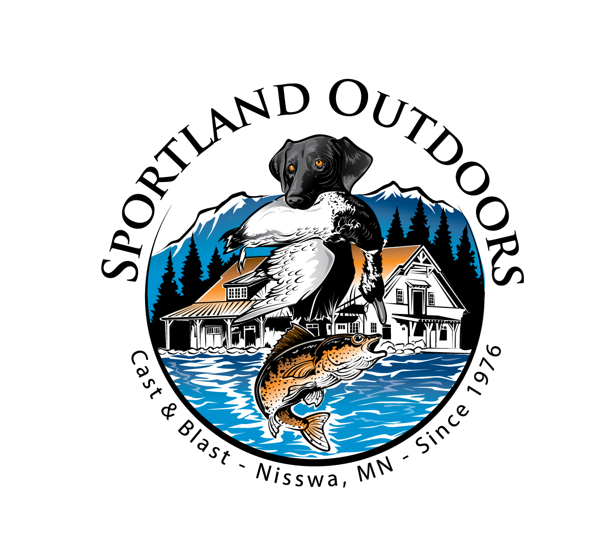 Logo Design by LogoPoko for Sportland Outdoors | Design #29152652