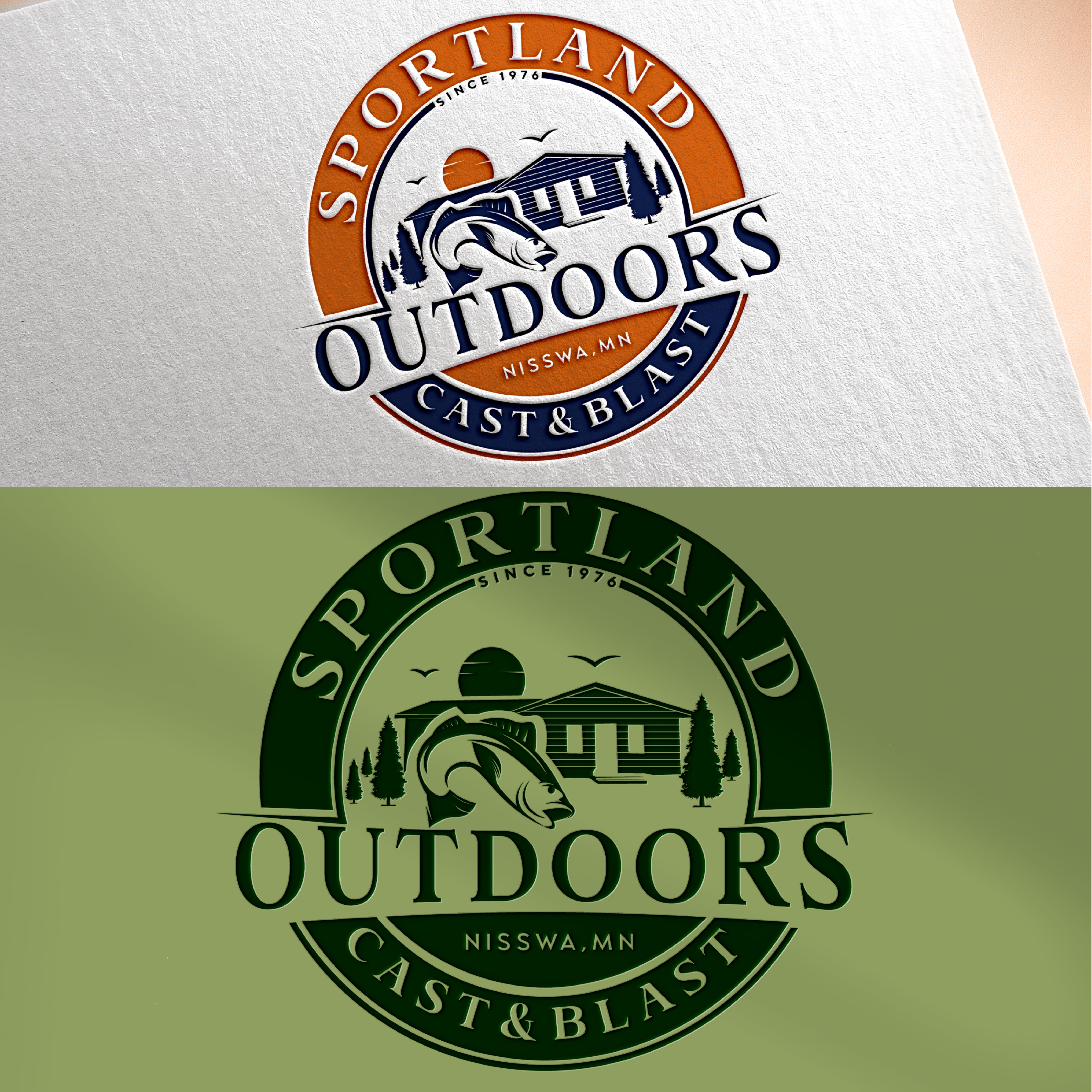 Logo Design by sarrita for Sportland Outdoors | Design #29157589