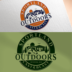 Logo Design by sarrita for Sportland Outdoors | Design: #29157589