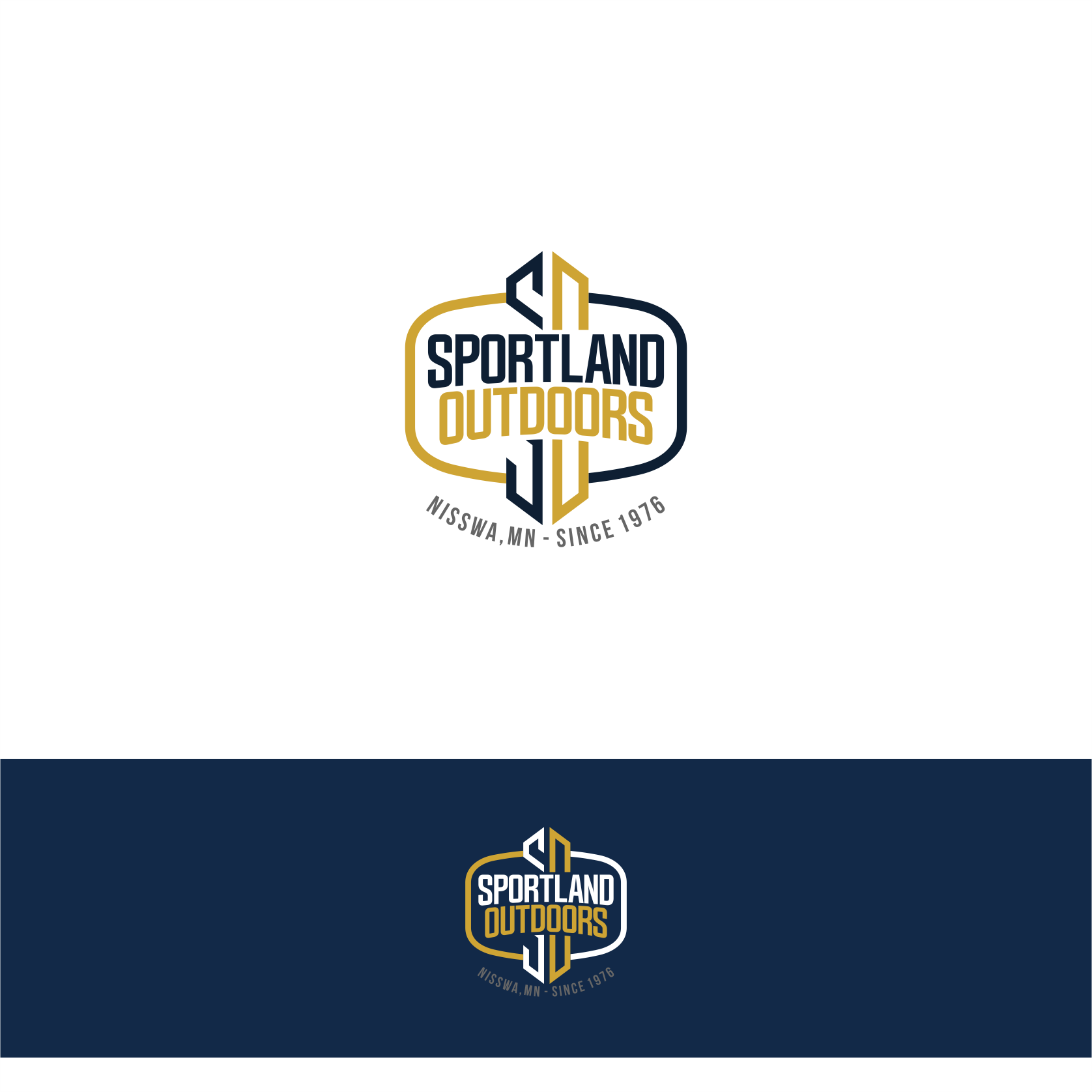 Logo Design by Arham Hidayat for Sportland Outdoors | Design #29175464