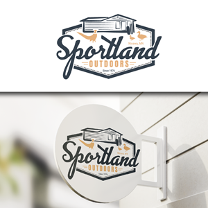Logo Design by n1ck for Sportland Outdoors | Design #29183783