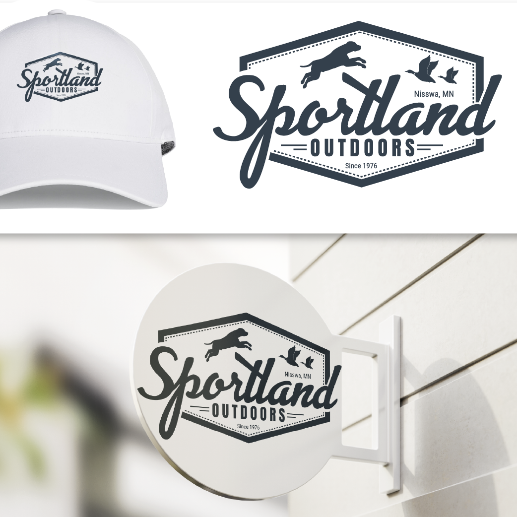Logo Design by n1ck for Sportland Outdoors | Design #29242596
