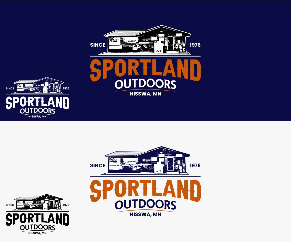 Logo Design by SM Graphics for Sportland Outdoors | Design #29200376