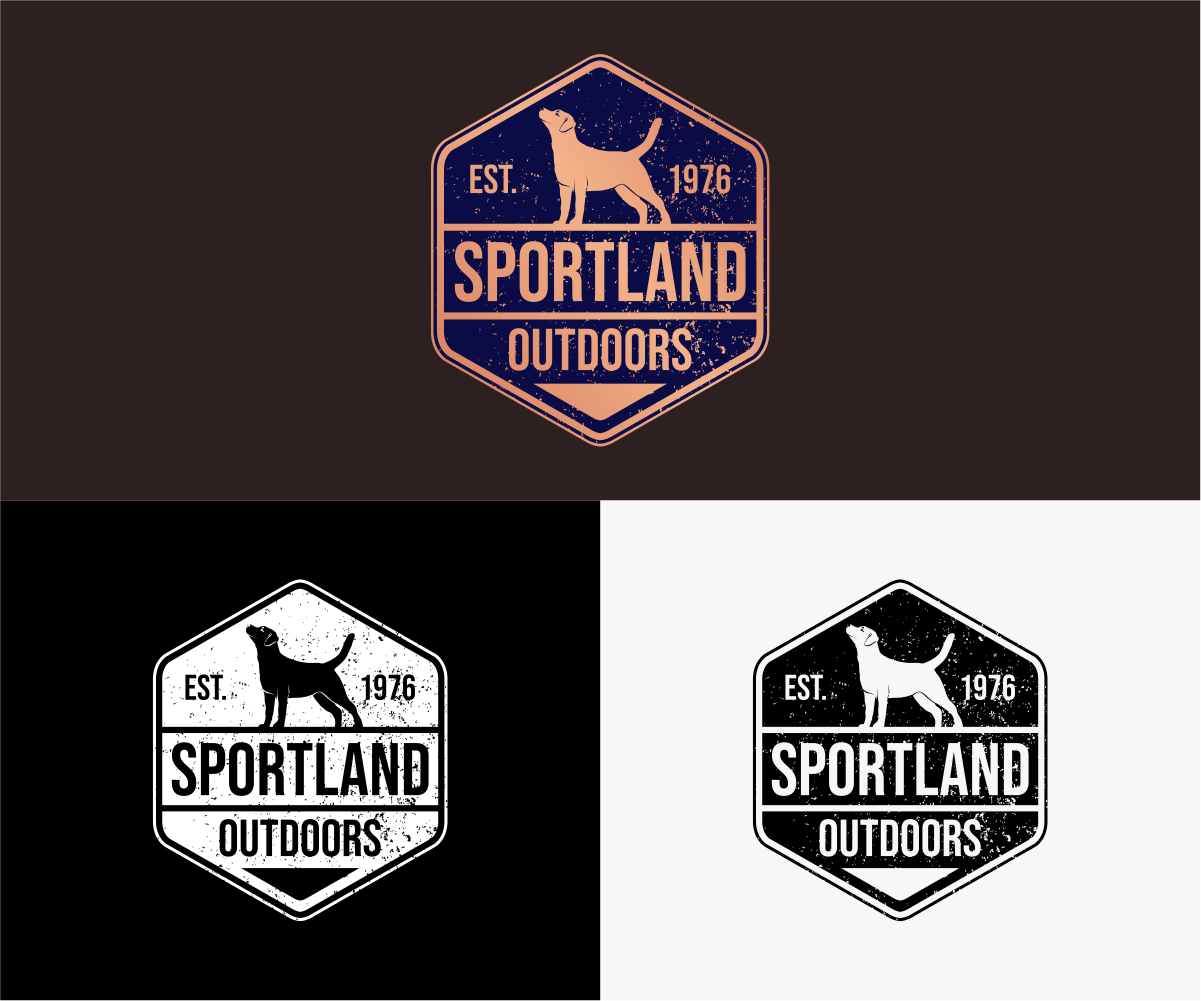 Logo Design by SM Graphics for Sportland Outdoors | Design #29396748