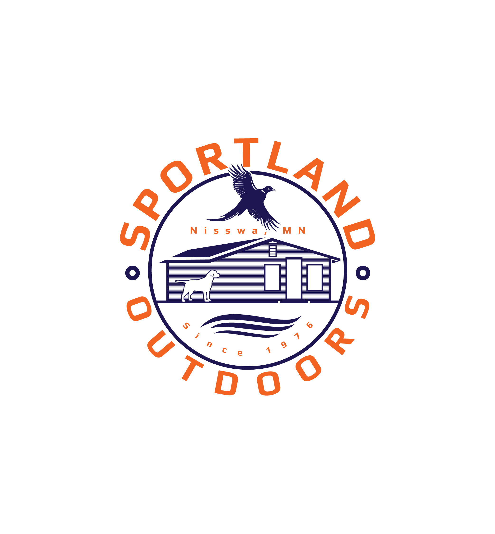 Logo Design by 3Guys for Sportland Outdoors | Design #29178826