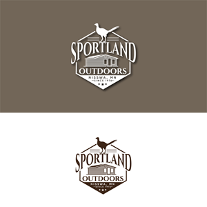 Logo Design by 3Guys for Sportland Outdoors | Design: #29178849