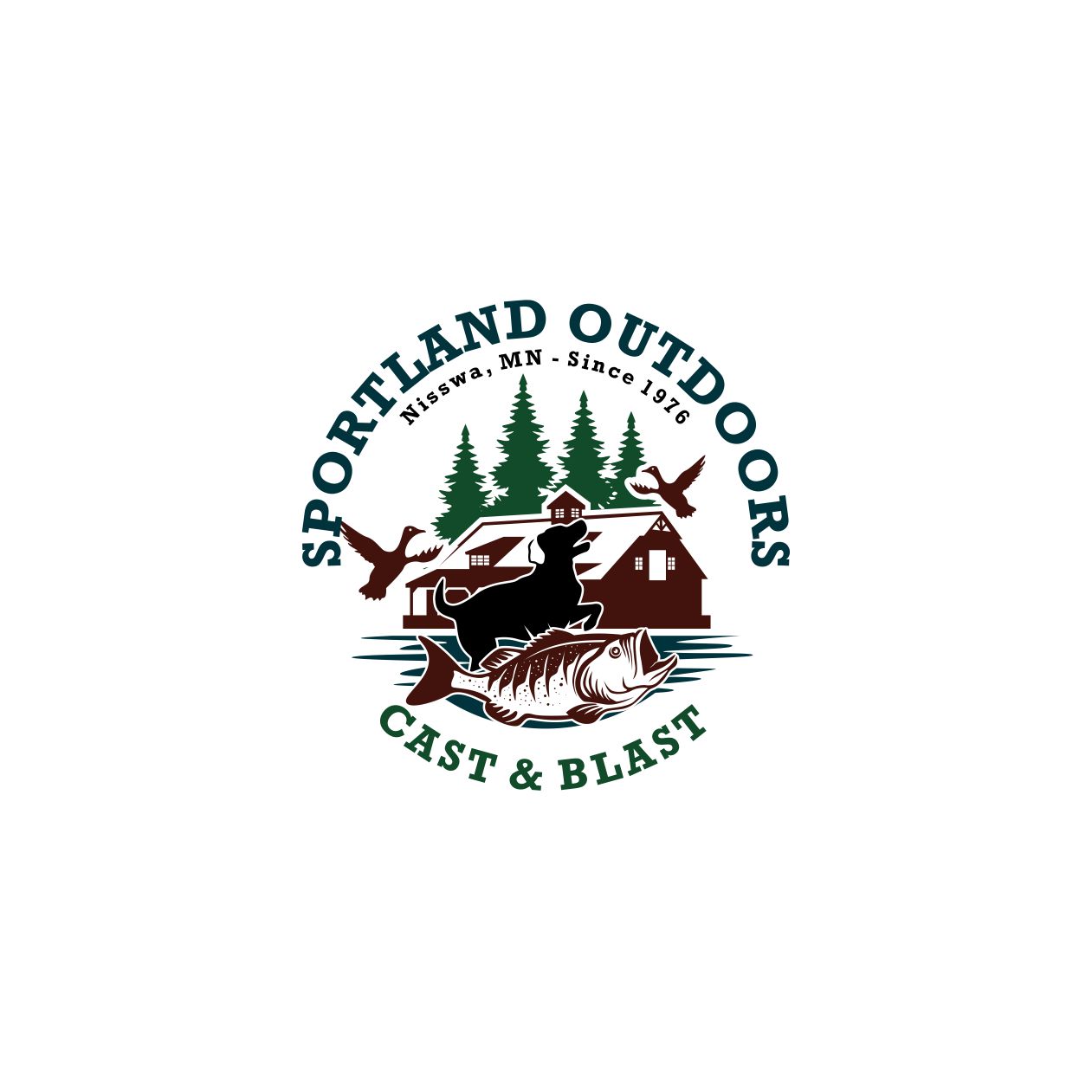 Logo Design by brand maker for Sportland Outdoors | Design #29152610