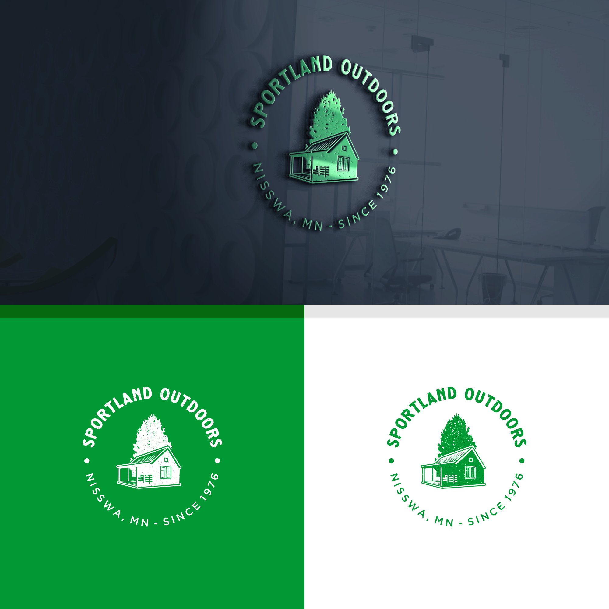 Logo Design by usaha for Sportland Outdoors | Design #29153275