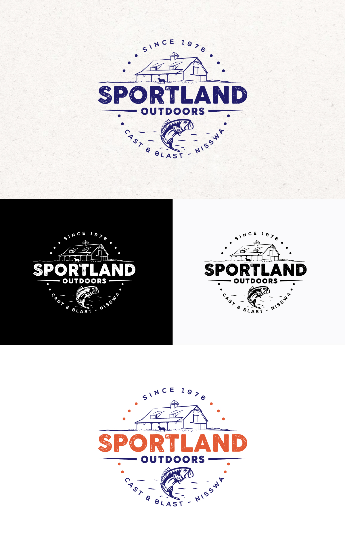 Logo Design by step forward 2 for Sportland Outdoors | Design #29148561