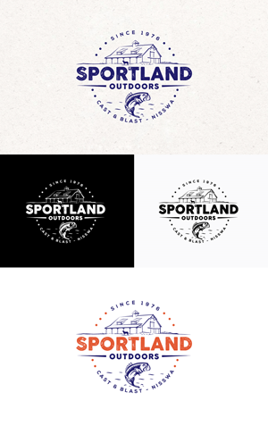 Logo Design by step forward 2 for Sportland Outdoors | Design: #29148561