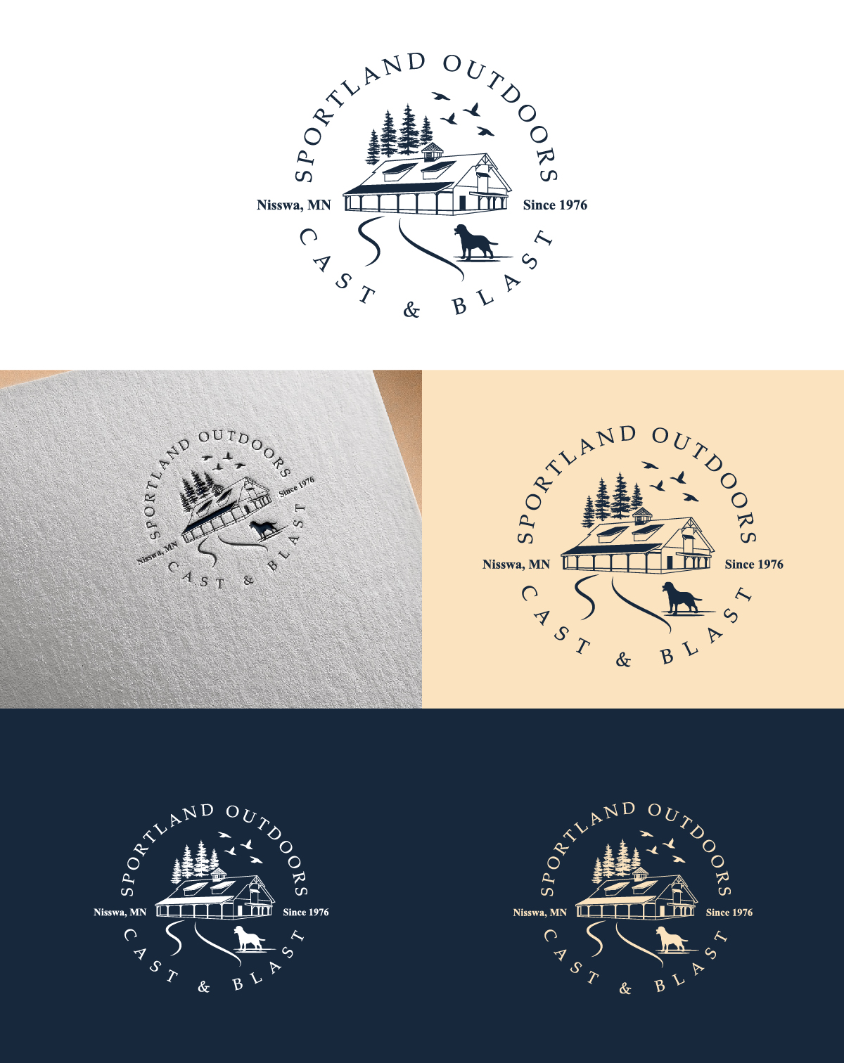 Logo Design by The Silver Screen Studio for Sportland Outdoors | Design #29152231