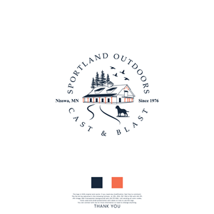 Logo Design by The Silver Screen Studio for Sportland Outdoors | Design: #29152352