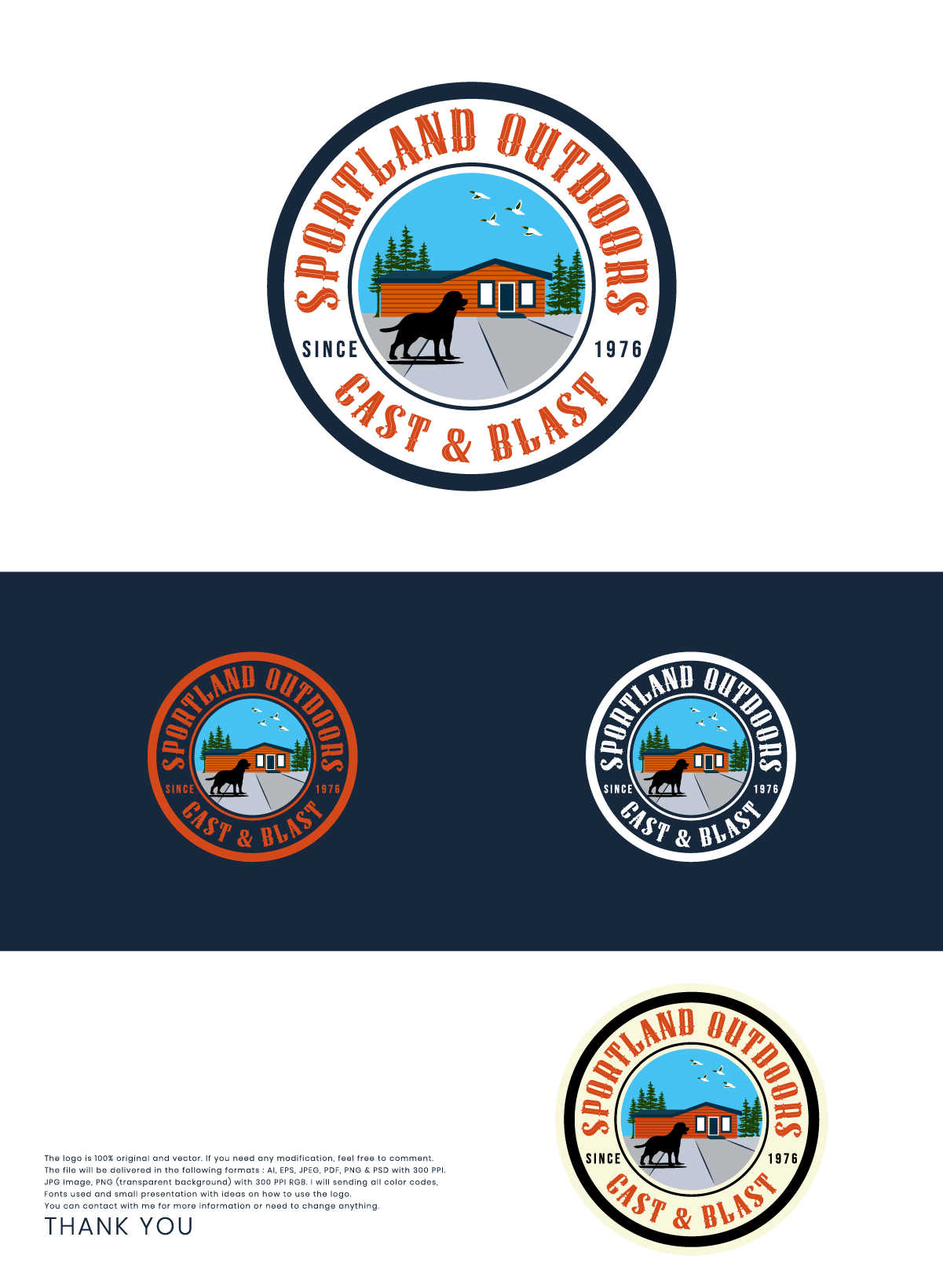 Logo Design by The Silver Screen Studio for Sportland Outdoors | Design #29157952