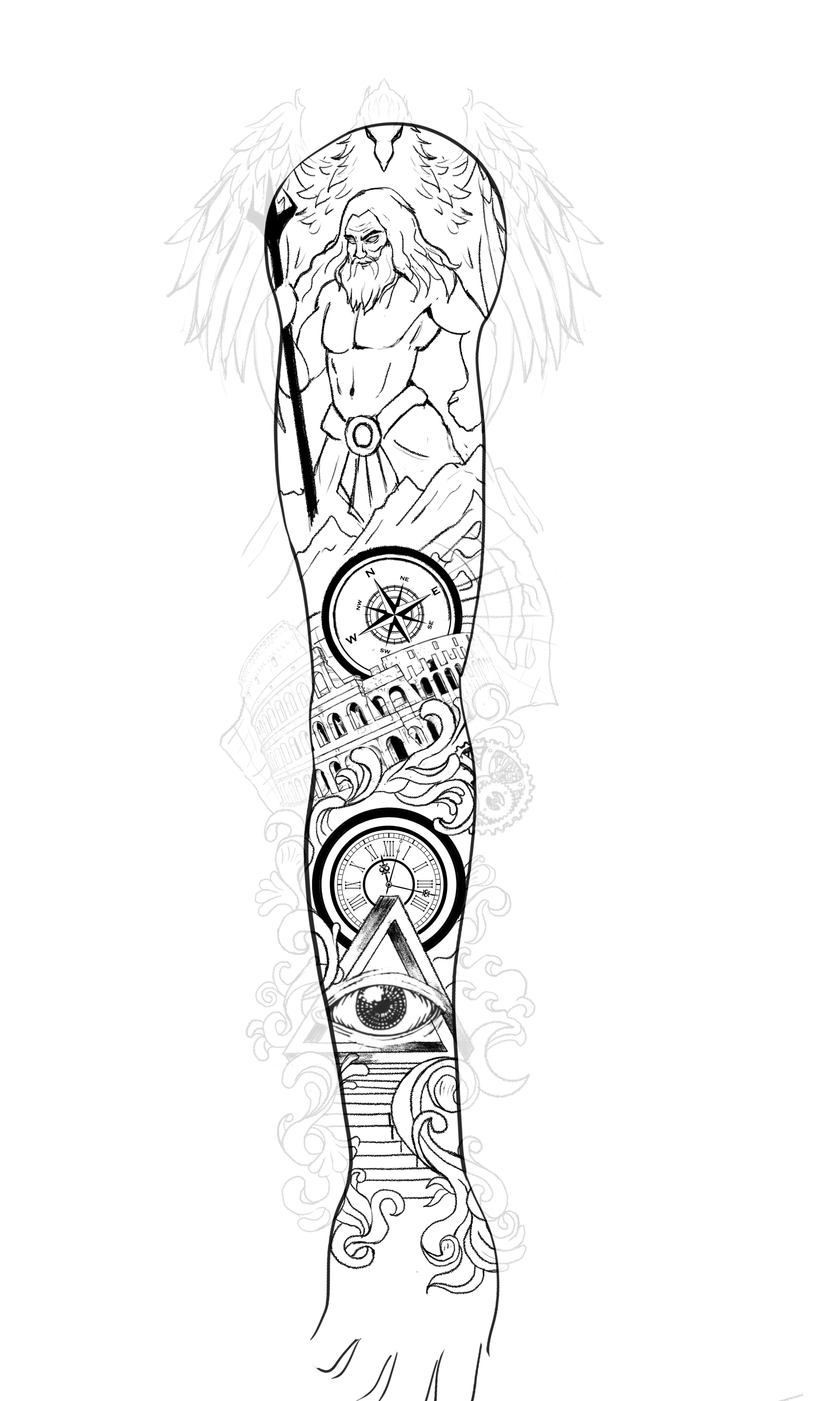 Tattoo Design by ELAMANTS for this project | Design #29183158