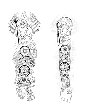 Tattoo Design by ELAMANTS for this project | Design: #29183161