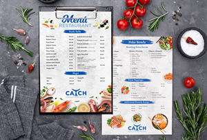 Menu Design by artbitin